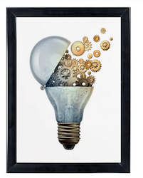 Snap Frames Wall Mounted: Waterproof  35mm Snap Frame  A2 Black