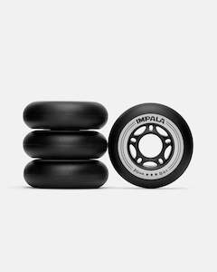 Parts Tools: Impala Inline Skate Wheels (4-pack) - Black