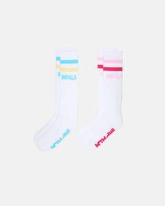 New Arrivals: Impala High Stripe Sock 2 Pack - Pastel