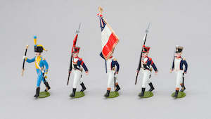 Colour Parties: 138/1 French Line Infantry Head of Column, 1st Empire