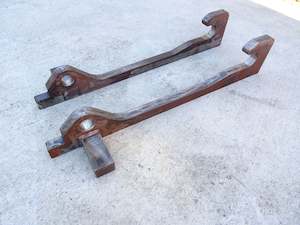 Loader Bracket: JCB Qfit weld on brackets  PAIR