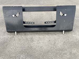 Quick Hitches: Hitch Adaptor blank to skidsteer