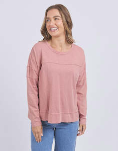 Sweatshirts Hoodies: Jayne Throw On Top - Ash Rose
