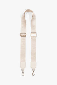 Gift Ideas: Nylon Branded Bag Strap - Oyster