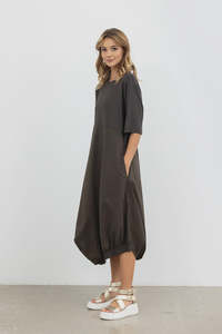 Style X Lab: Dynamic Drape Dress - Olive