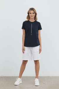 Style X Lab: Scene Stealer Tee - Black with White Print