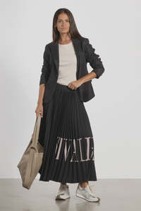 Libertei Pleated Skirt - Black