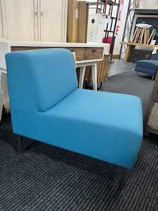 Clearance: NZ Made Sofa Chair -Light Blue