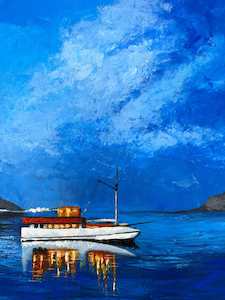Original Art Pieces: Indo Boat II