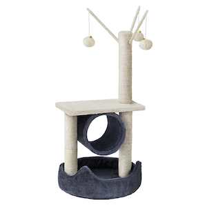 Pet Care: i.Pet Cat Tree Scratching Post 76cm Scratcher Tower Condo House Hanging toys