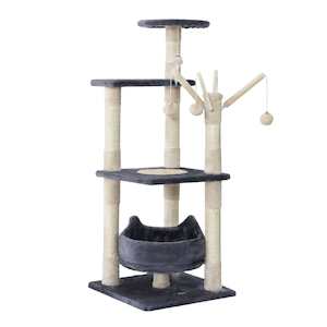 Pet Care: i.Pet Cat Tree Scratching Post Scratcher Cat Tree Tower Condo House toys 110cm