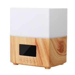 Appliances: Devanti Aroma Diffuser Aromatherapy Humidifier Essential Oil Clock