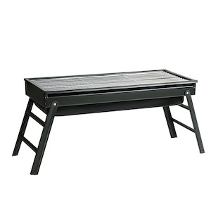 Outdoor Equipment And Tools: Grillz Charcoal BBQ Grill Smoker Portable Barbecue Outdoor Foldable Camping