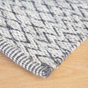 Rugs: Wallace Charcoal Rug 200x290cms