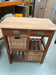 Clearance Furniture: Teak Console
