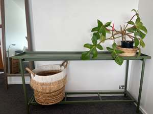 Treasure Room: Maison Console - Olive Green Aluminium