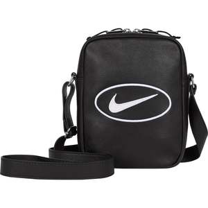 Accessories: Supreme x Nike Leather Shoulder Bag 'Black' (SS25)