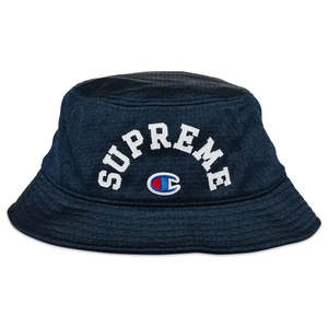 Accessories: Supreme x Champion Mesh Crusher 'Navy' (SS24)