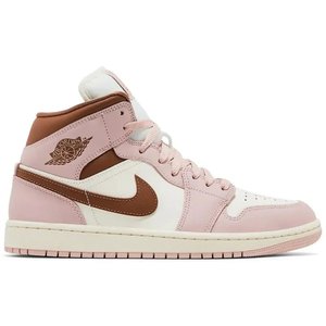 Jordan 1 Mid: Jordan 1 Mid Pink Oxford Brown (W)