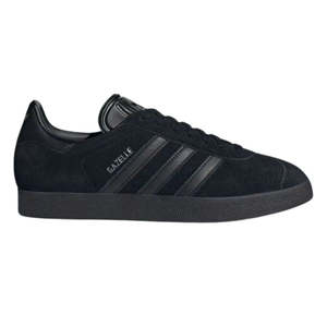 Adidas: Adidas Gazelle 'All Black' Silver Metallic