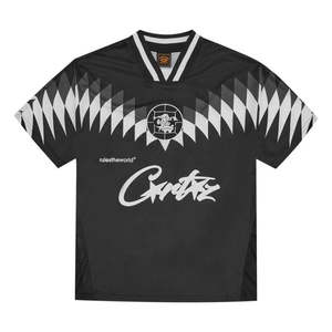 Corteiz: Corteiz Club RTW Football Jersey (Black)