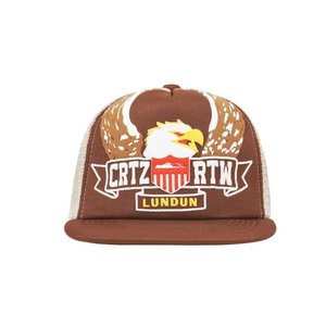 Corteiz: Corteiz Dipset Trucker Hat (Brown)