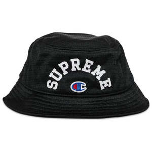 Headwear: Supreme x Champion Mesh Crusher 'Black' (SS24)