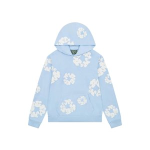 Denim Tears: Denim Tears The Cotton Wreath Sweatshirt Powder Blue