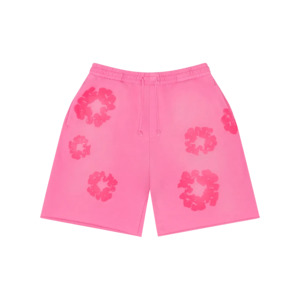 Denim Tears: Denim Tears Mono Cotton Wreath Sweat Shorts Pink