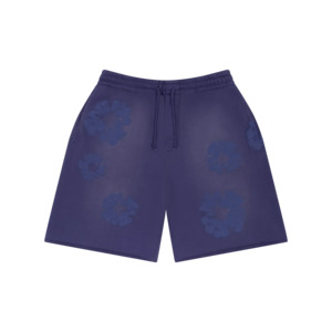 Denim Tears Mono Cotton Wreath Sweat Shorts Washed Blue