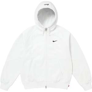 Supreme x Nike Zip Up Hooded Sweatshirt 'White' (SS25)