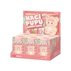Pop Mart HACIPUPU Gummy Bear Series Vinyl Plush Pendant Sealed Case (6 Blind Box)