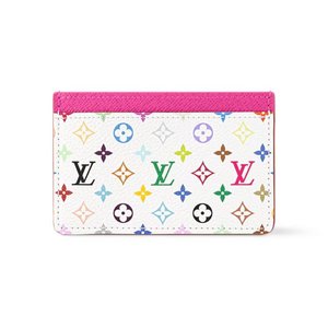 Louis Vuitton x Takashi Murakami Card Holder White Multicolored