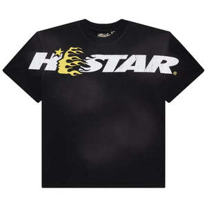Hellstar: Hellstar Cartoon Logo T-Shirt 'Yellow' (FW24)