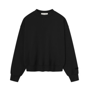 Fear of God Essentials Classic Fleece Crewneck Jet Black
