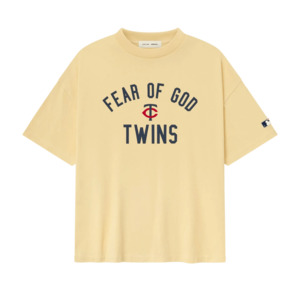 Fear of God Essentials Twins 90s Tee Italian Straw