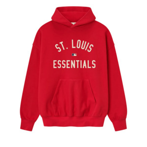 Fear of God Essentials Cardinals Sport Hoodie Red