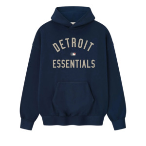 Hoodies Crewnecks: Fear of God Essentials Tigers Sport Hoodie Midnight Navy