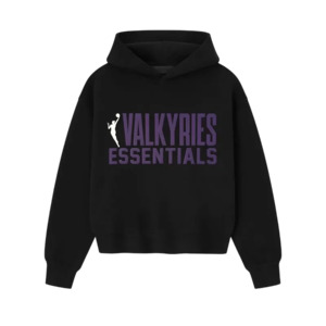 Hoodies Crewnecks: Fear of God Essentials Women's Valkyries Classic Hoodie Vintage Black