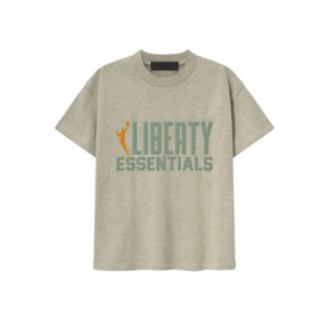 Fear of God Essentials Women's Liberty Classic Tee Heather Stone