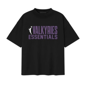 T Shirts: Fear of God Essentials Valkyries 90s Tee Vintage Black