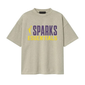 Fear of God Essentials Sparks 90s Tee Heather Stone