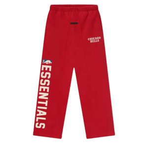 Shorts Pants: Fear of God Essentials Bulls Lounge Sweatpant Red