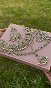 Products: Riyasat Necklace & Mathapatti Set Inayat By AV