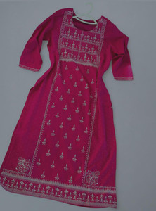 Products: Aakriti Kurti - Hot Pink Inayat By AV