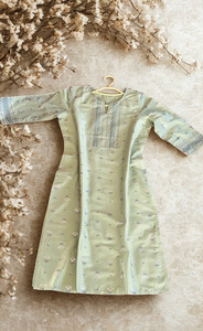 Products: Divija Kurti - Sage Green Inayat By AV