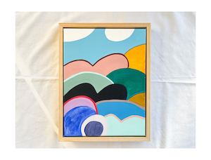 Inge Flinte: "Straight Fiction" original painting by Inge Flinte