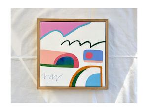 Inge Flinte: "Crunchy Potatoes" original painting by Inge Flinte