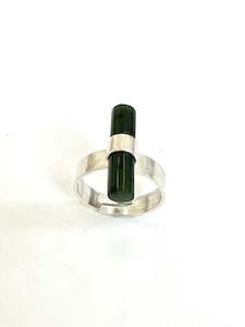 Rings: Pounamu Tube Ring (RI-TU1)