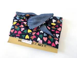 Gerty Brown: Girlband - Colourful Hearts / Denim